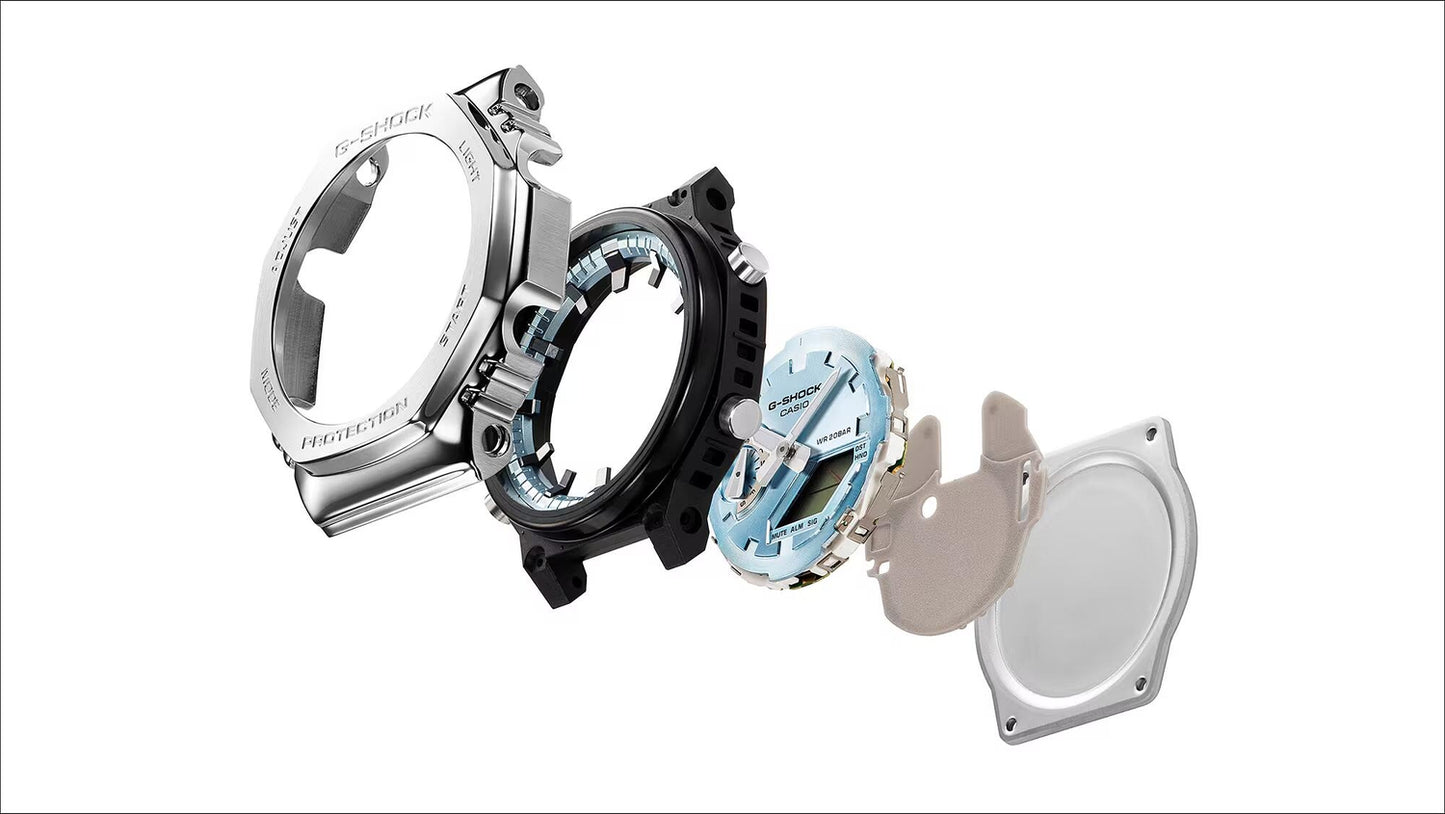 CASIO G-SHOCK Mod. OAK G-STEEL - LIGHT BLUE
