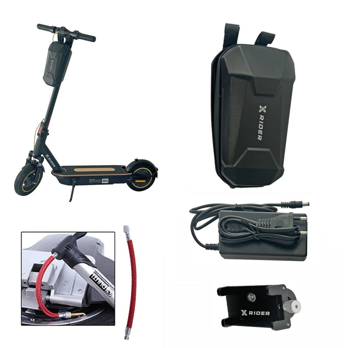 Elskoter Manta XRIDER M10 Pro Svart 500 W