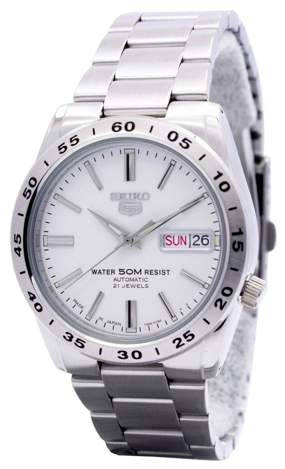 Seiko 5 Automatic 21 Jewels Japan Made SNKD97 SNKD97J1 SNKD97J Herrklocka