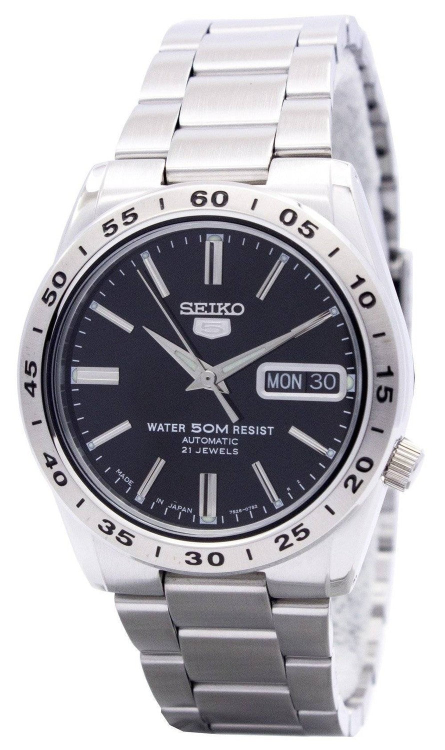 Seiko 5 Automatic 21 Jewels Japan Made SNKE01 SNKE01J1 SNKE01J Herrklocka