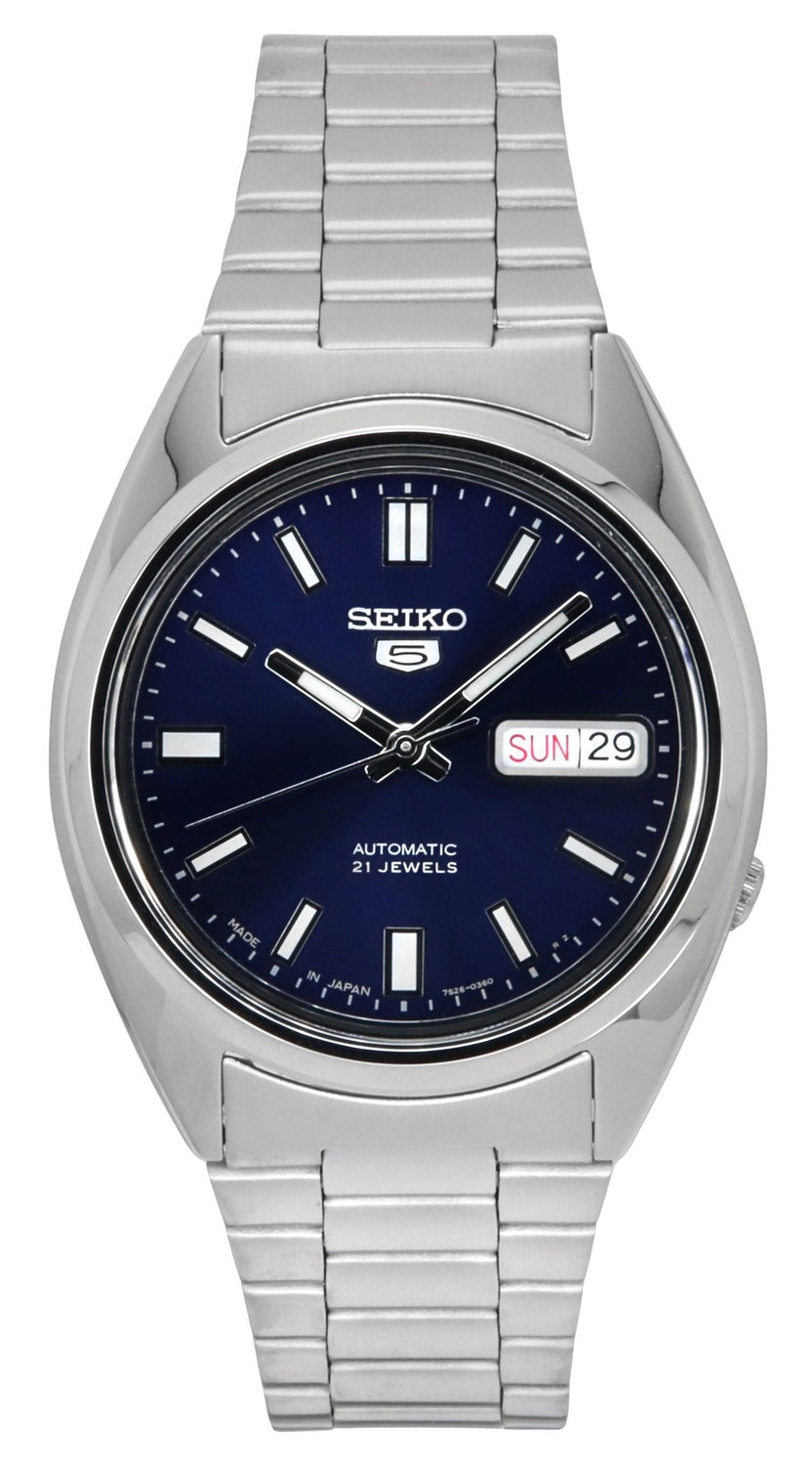 Seiko 5 Automatic 21 Jewels Japan Made SNXS77 SNXS77J1 SNXS77J Herrklocka