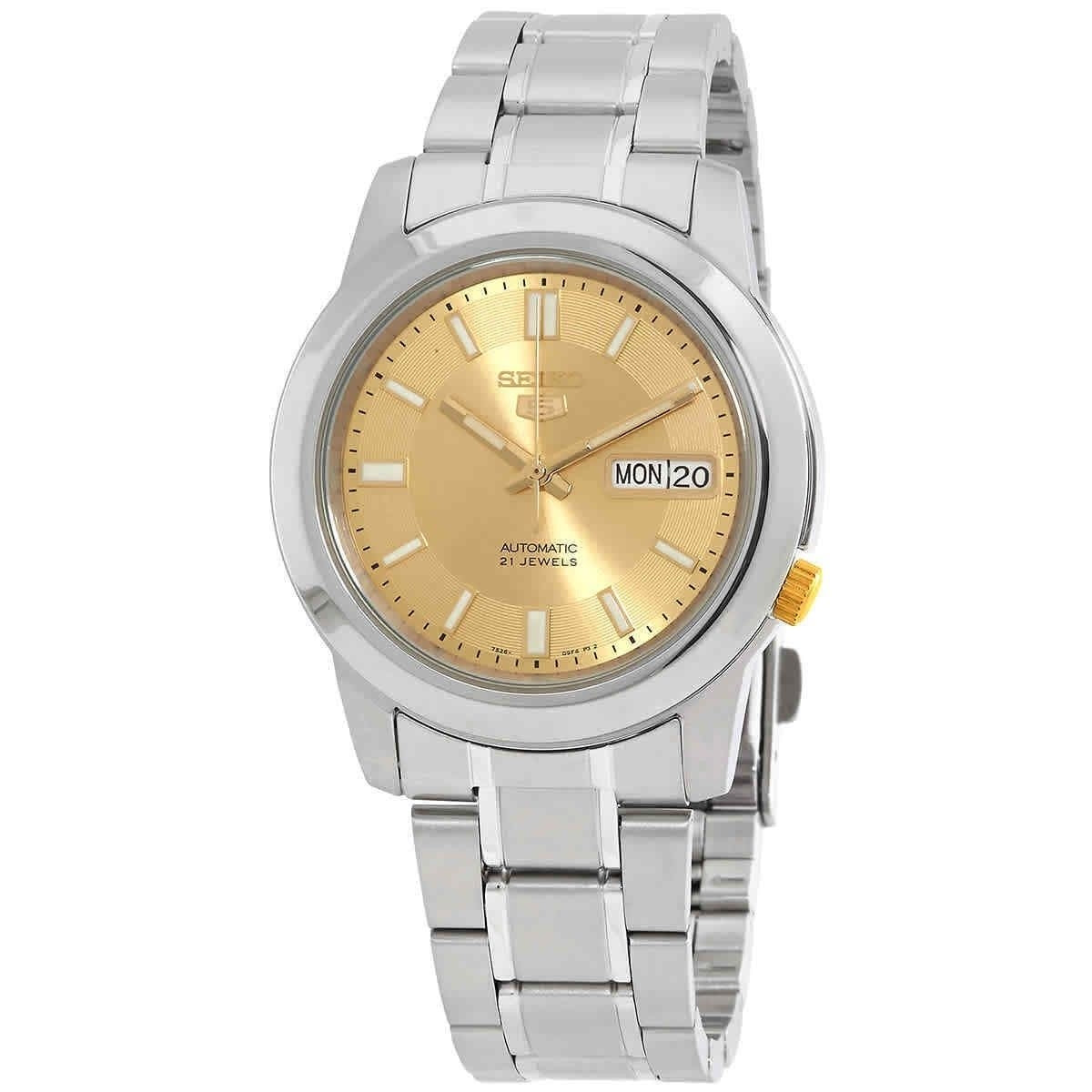 Seiko 5 Automatic 21 Jewels SNKK13 SNKK13K1 SNKK13K Herrklocka