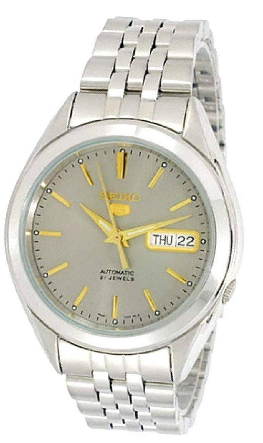 Seiko 5 Automatic 21 Jewels SNKL19 SNKL19K1 SNKL19K Herrklocka