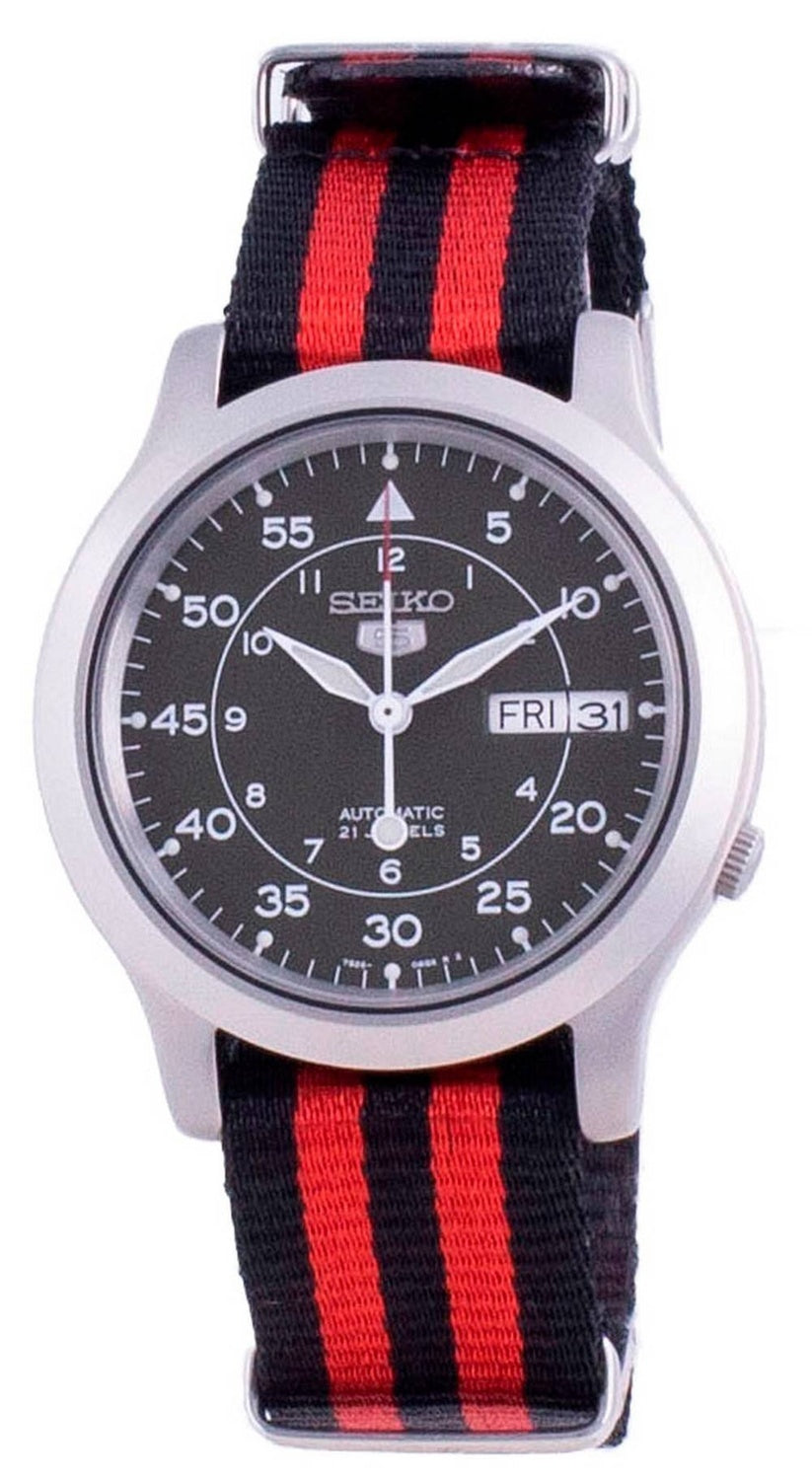 Seiko 5 Military SNK805K2-var-NATOS15 herrklocka med automatisk nylonrem