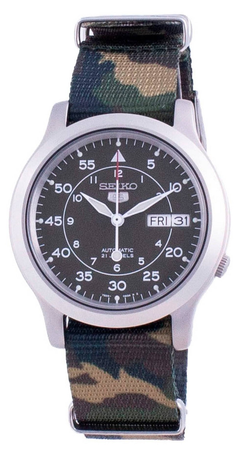 Seiko 5 Military SNK805K2-var-NATOS18 automatisk nylonarmband herrklocka