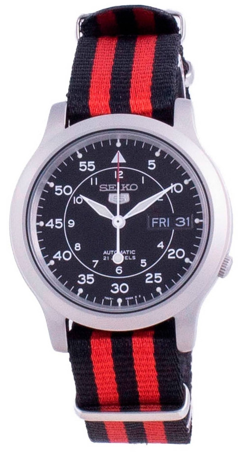 Seiko 5 Military SNK809K2-var-NATOS15 Automatisk nylonarmband herrklocka