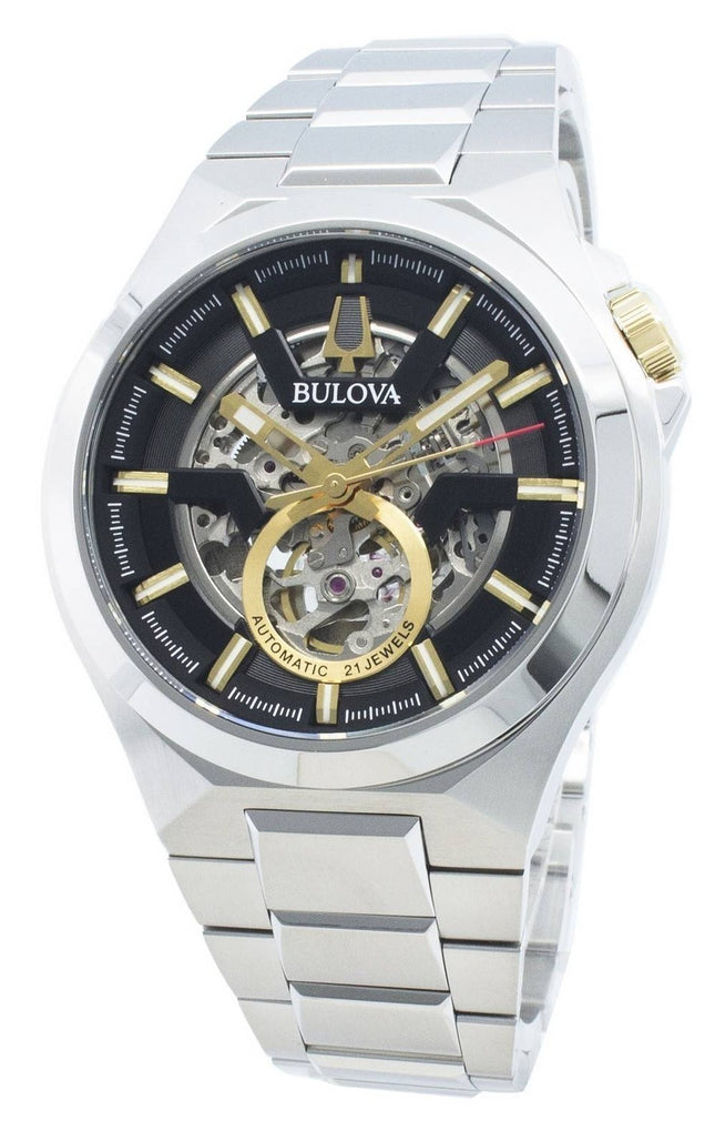 Bulova Maquina 98A224 Automatisk herrklocka