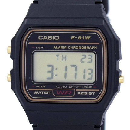 Casio Alarm Chronograph Digital F-91WG-9S F91WG-9S herrklocka