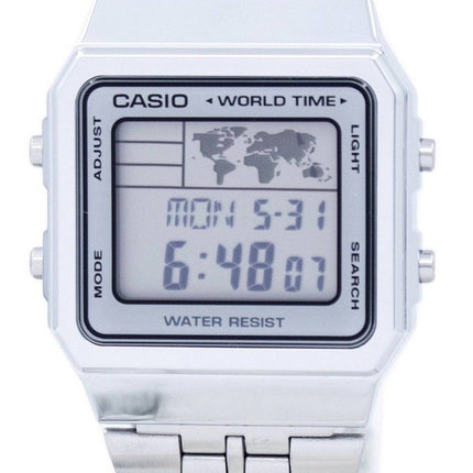 Casio Alarm World Time Digital A500WA-7DF herrklocka
