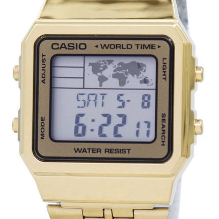 Casio Alarm World Time Digital A500WGA-9DF herrklocka