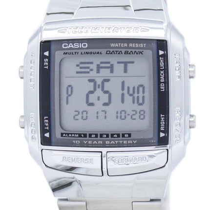 Casio Data Bank Illuminator Dual Time Alarm Digital DB-360-1A DB360-1A herrklocka