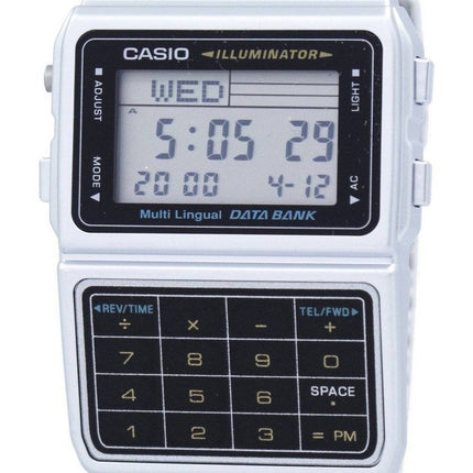 Casio Digital Databank i rostfritt stål Flerspråkig DBC-611-1DF DBC611-1DF herrklocka