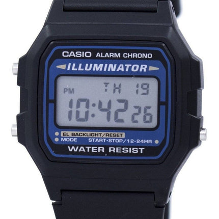 Casio Digital Quartz Alarm Chrono Illuminator F-105W-1ADF F105W-1ADF Herrklocka