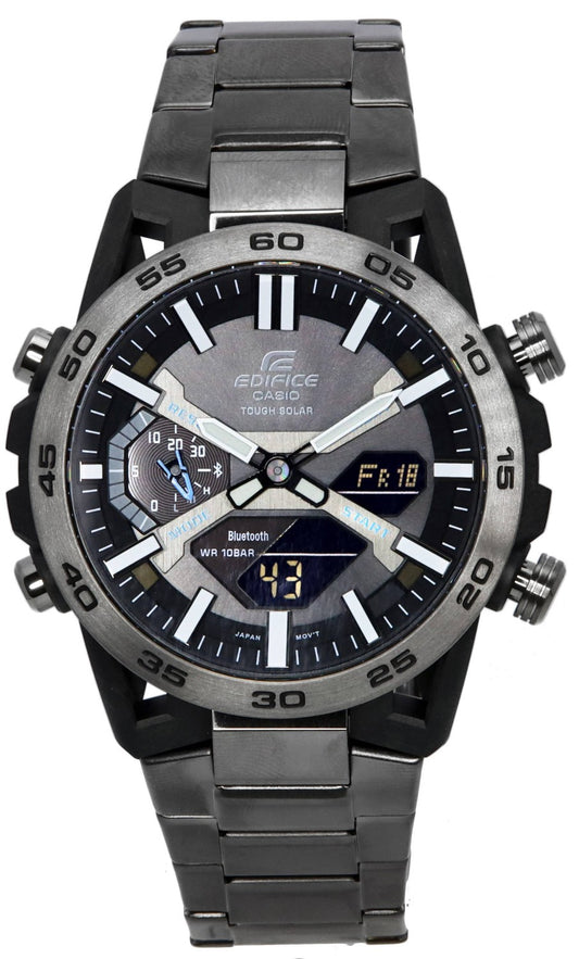 Casio Edifice Sospensione Analog Digital Solar ECB-2000DC-1A ECB2000DC-1 100m herrklocka