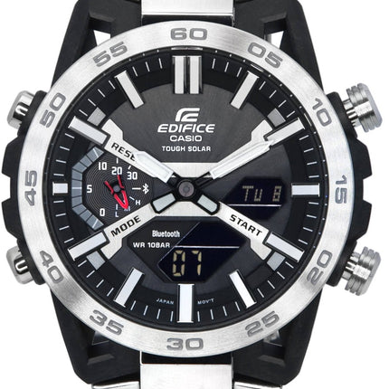 Casio Edifice Sospensione Mobile Link Black Dial Solar ECB-2000D-1A ECB2000D-1 100M herrklocka