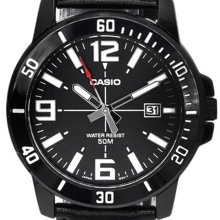 Casio Enticer Analog Black Dial Quartz MTP-VD01BL-1B MTPVD01BL-1B Herrklocka