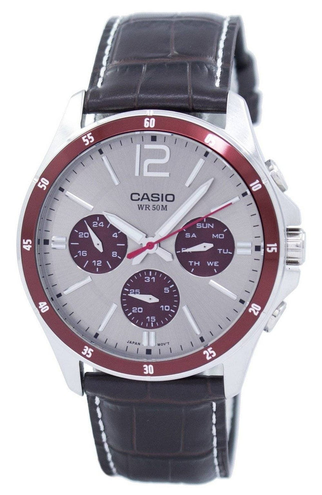 Casio Enticer Analog Quartz MTP-1374L-7A1VDF MTP1374L-7A1VDF Herrklocka