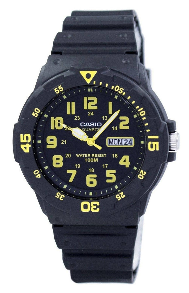 Casio Quartz Analog Black Urtavla MRW-200H-9BVDF MRW-200H-9BV Herrklocka