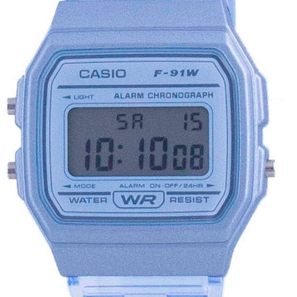 Casio Youth Blue Resin Digital F-91WS-2 F91WS-2 unisexklocka