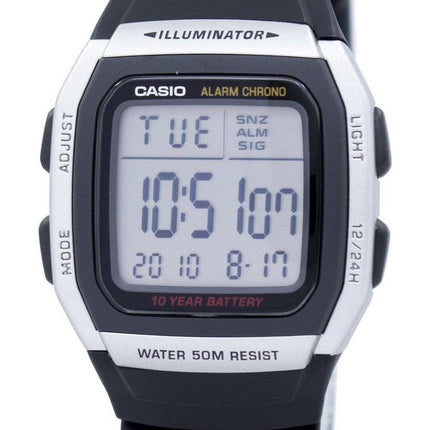 Casio Youth Digital Alarm Chrono Illuminator W-96H-1AVDF W96H-1AVDF Herrklocka