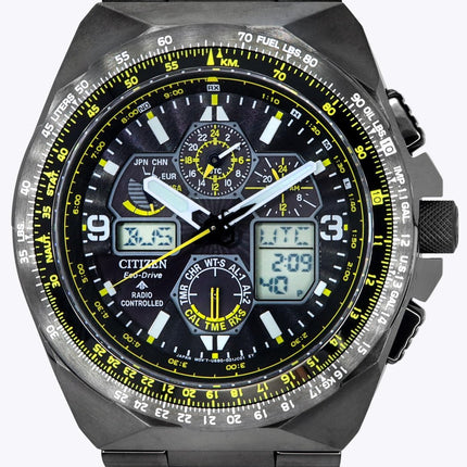 Citizen Promaster Skyhawk A-T Black Dial Chronograph Eco-Drive JY8127-59E 200M herrklocka