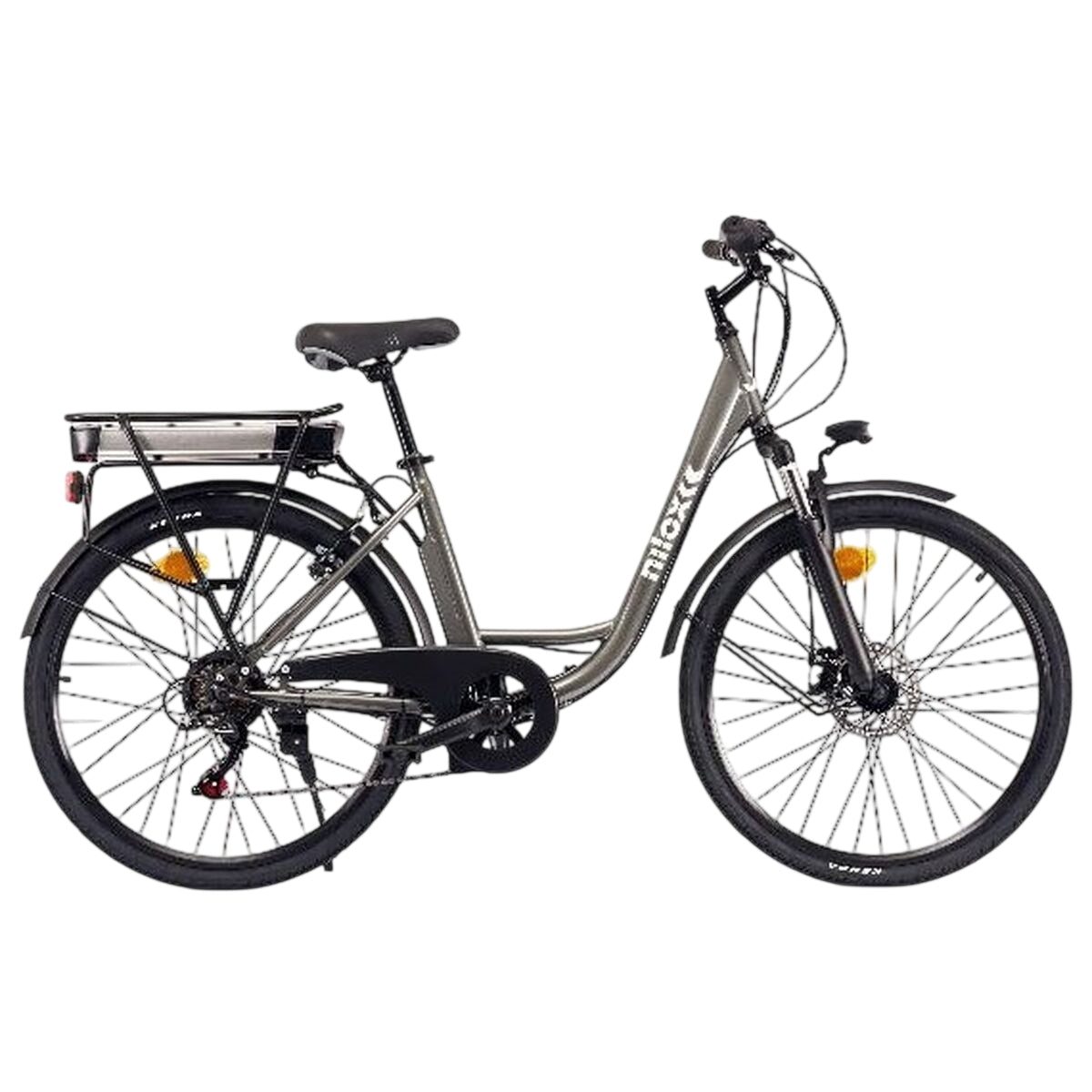 Elcykel Nilox J5 PLUS Grå 346 w 9600 mAh 26"