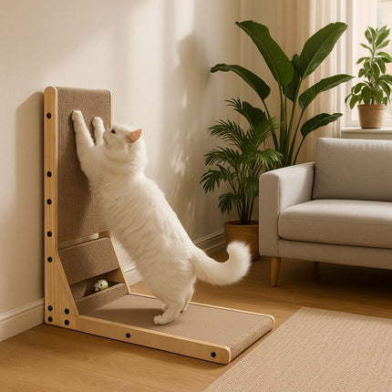 FURVEO - Klösmöbel i kartong för kattens klösstunder i hemmet, 50 cm