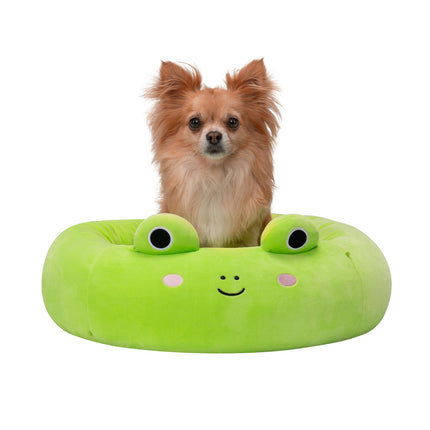 FURVEO - Rund bädd för hund och katt Wendy the Frog, cirka 61 cm, JPT0089-S