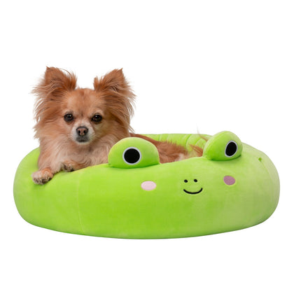 FURVEO - Rund bädd för hund och katt Wendy the Frog, cirka 61 cm, JPT0089-S