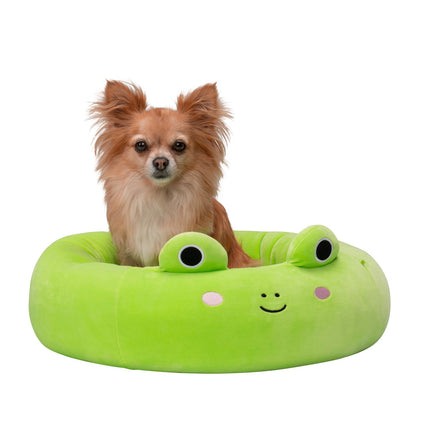FURVEO - Rund bädd för hund och katt Wendy the Frog, cirka 61 cm, JPT0089-S