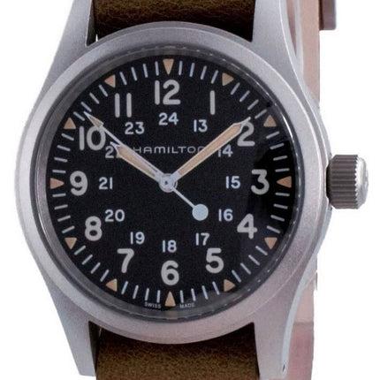 Hamilton Khaki Field Black Dial Mekanisk H69439531 Herrklocka