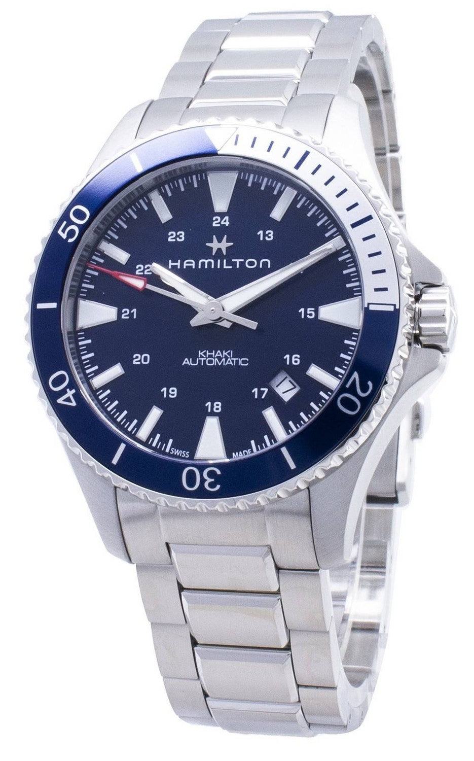 Hamilton Khaki Navy Scuba H82345141 Automatisk analog herrklocka