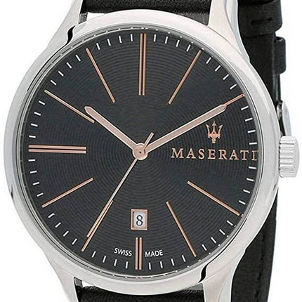 Maserati Attrazione Black Dial Quartz R8851126003 100M herrklocka