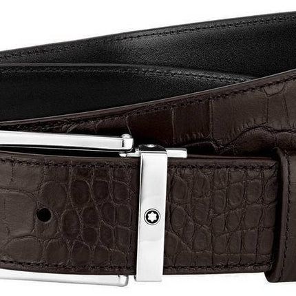 Montblanc 126739 Brunt läderbälte för män