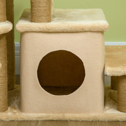 PAWROOM - Adjustable pet stairs with sleeping cave - cat and small dog ramp