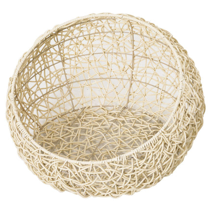 PAWROOM - Hundbädd för hundens vila och sovstunder, beige, Ø56×35 cm