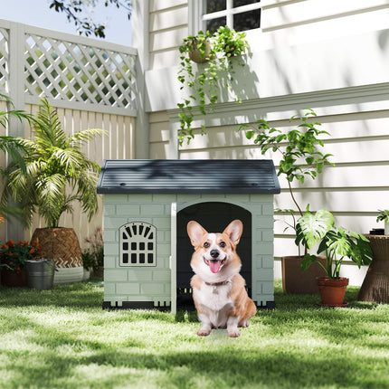 PAWROOM - Hundkoja för hundens egna krypin och vila, 75×58×65 cm, PU10083GR