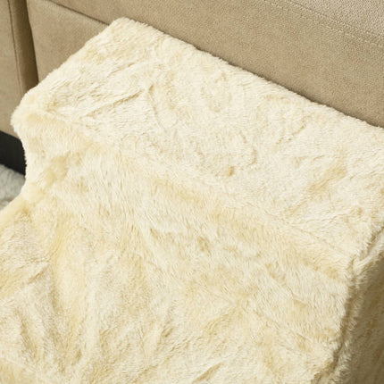 PAWROOM - Hundtrappa för vägen upp till säng och soffa, beige, 46×35×35 cm