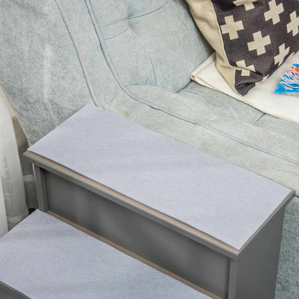 PAWROOM - Hundtrappa för vägen upp till säng och soffa, grå, 40×59×54,2 cm
