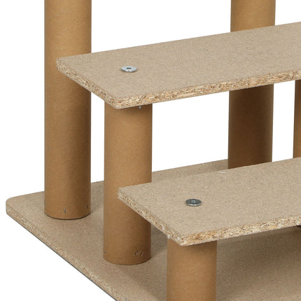 PAWROOM - Hundtrappa för vägen upp till säng och soffa, ljusgrå, 46×35×35 cm