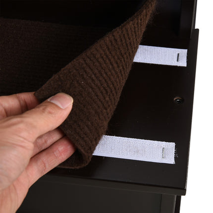 PAWROOM - Hundtrappa för vägen upp till säng och soffa, mörkbrun, 40×59×54,2 cm