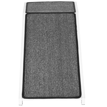 PAWROOM - Dog ramp with non-slip mat, pine, 30 kg capacity
