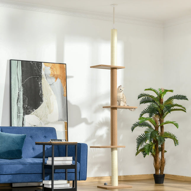PAWROOM - Klösträd för klös och aktivitet i hemmet, 228–260 cm