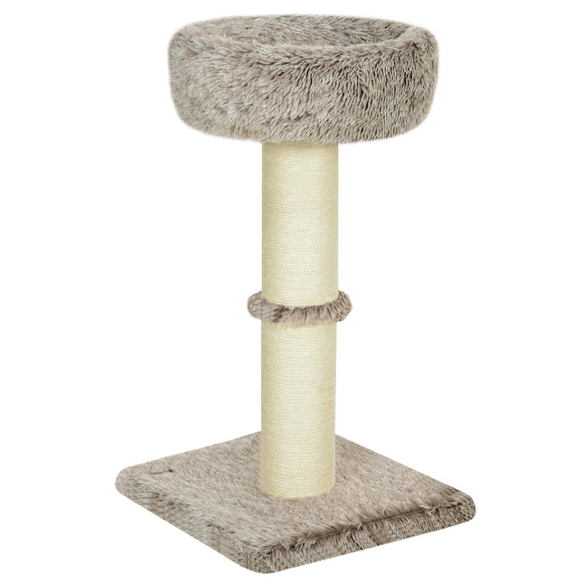 PAWROOM - Klösträd för klös och aktivitet i hemmet, brun/cremevit, 87 cm