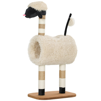 PAWROOM - Cat tree with scratching post, tunnel, for cats up to 5 kg