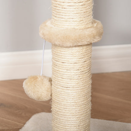 PAWROOM - Klösträd i MDF med sisal och koja, beige, 100 cm, D30-371