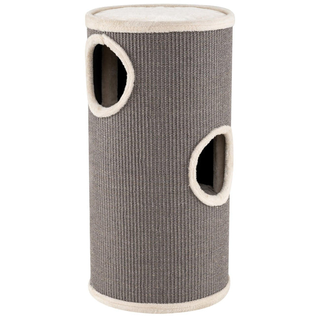 PAWROOM - 4-Level Cat Tree with Sisal Scratch Board and Cozy Bed
