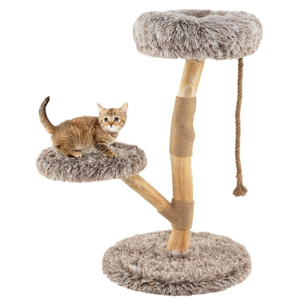 PAWROOM - Klösträd med jute, liggplattform och tippskydd, 90 cm