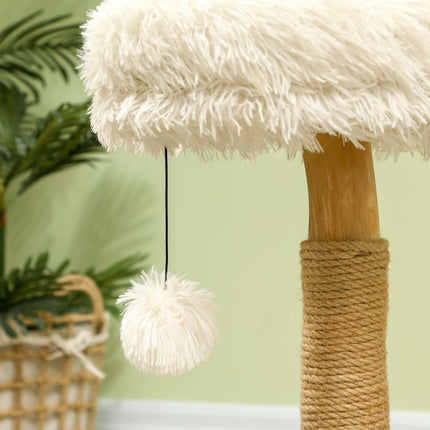 PAWROOM - Cat scratching post with play ball, beds, for cats <5 kg