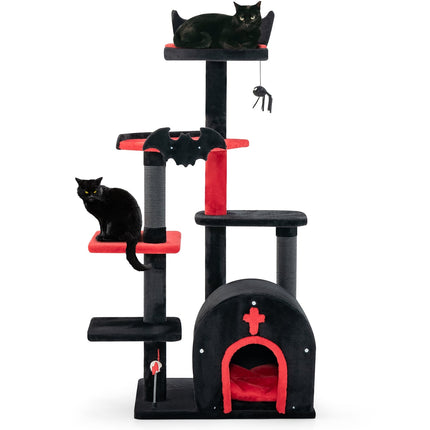 PAWROOM - Klösträd med liggplattform för kattens egna klösstunder, 134 cm